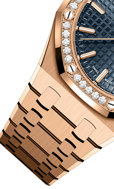 Rose Gold 904L Steel Night Blue Dial - Watch - 34mm