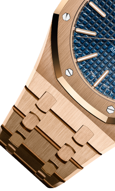 Rose Gold 904L Steel Dark Blue Dial - Watch - 41 mm