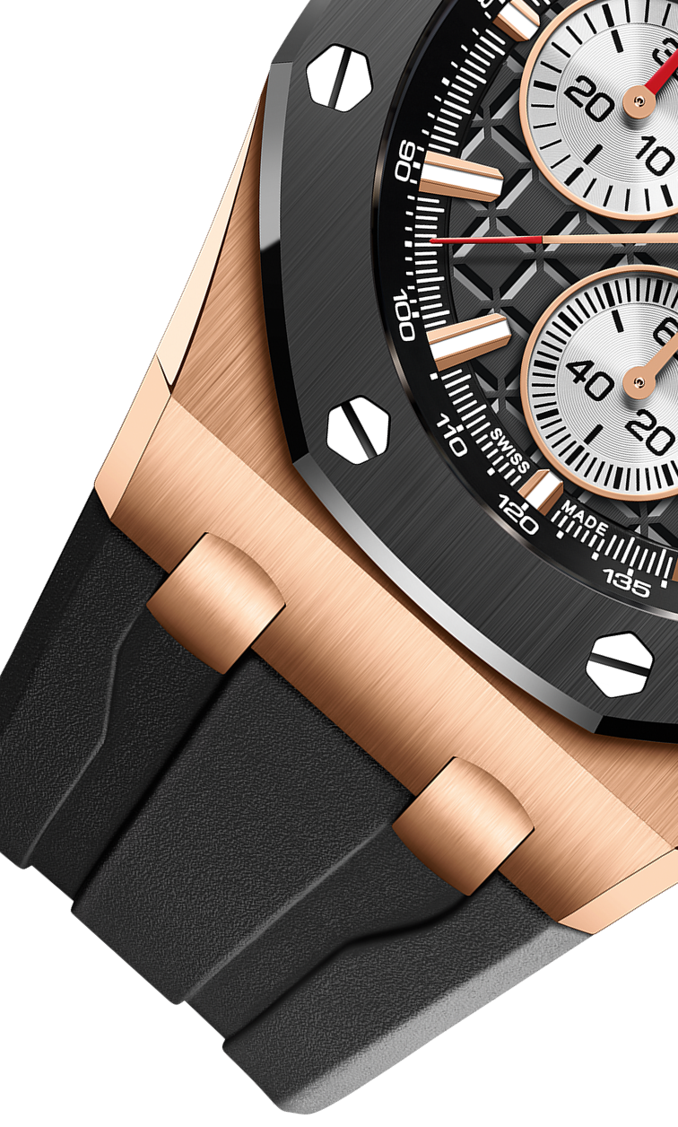 Black 904L steel with black dial - Watch - 43mm