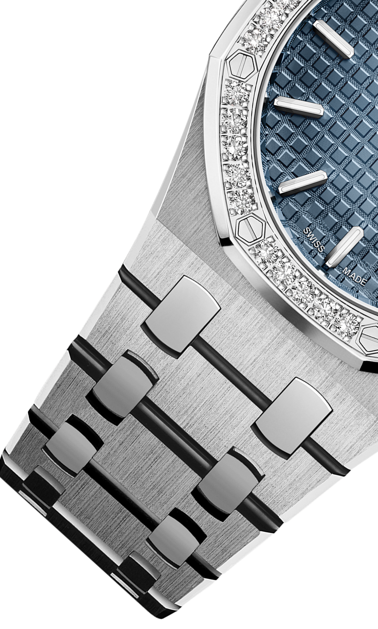Silver 904L Steel Blue Dial - Watch - 33mm