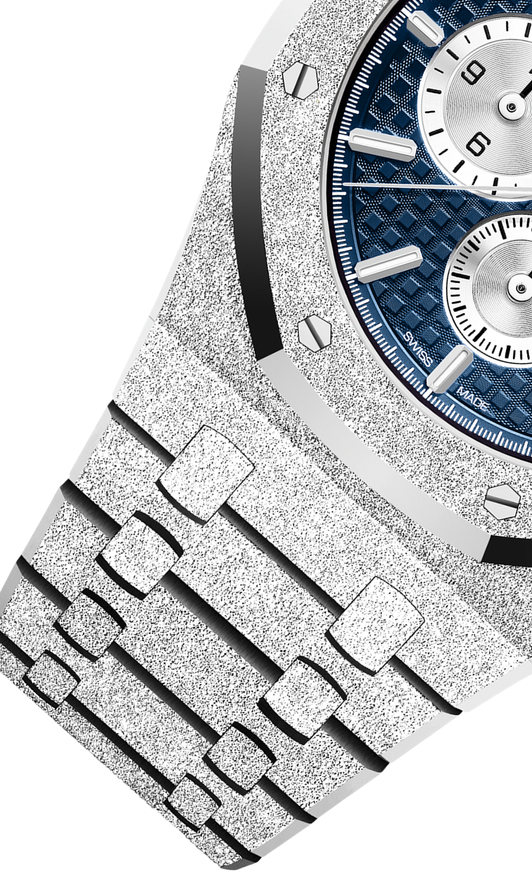 Silver 904L Steel Dark Blue Dial - Automatic - 41mm