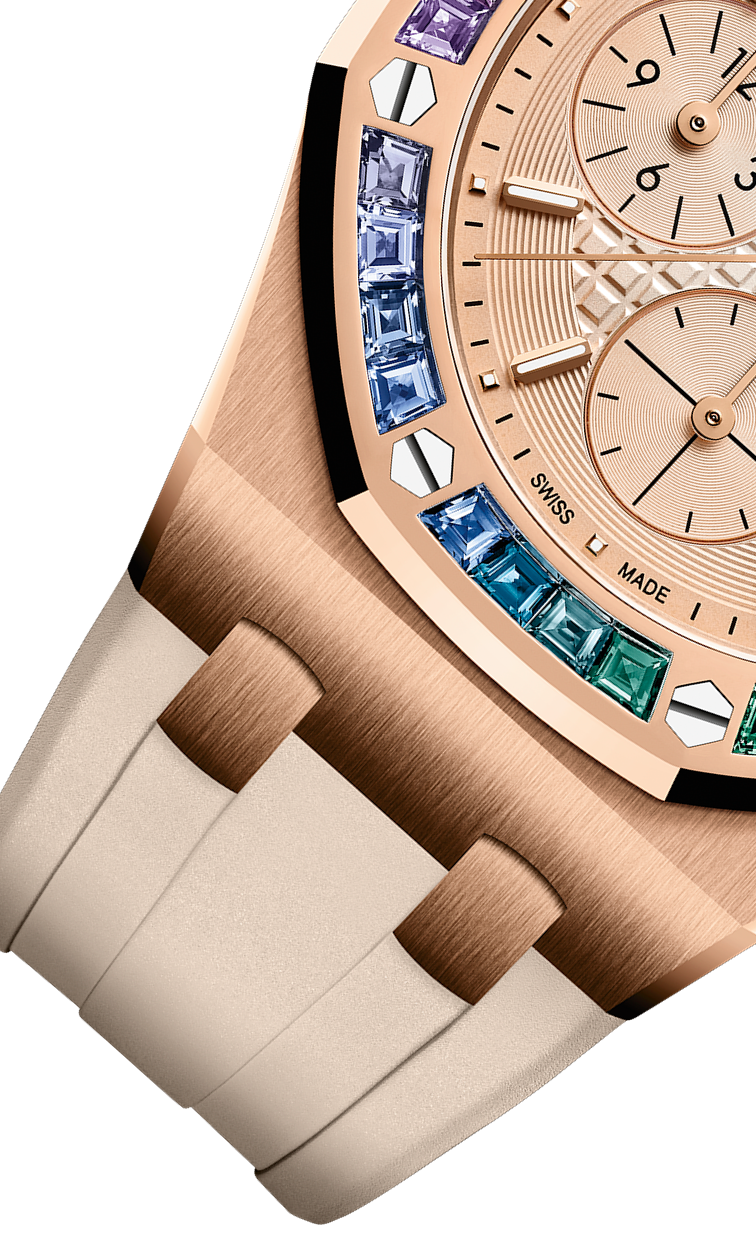 Beige strap - Titanium Smoked Rose Gold Dial - Watch - 37mm