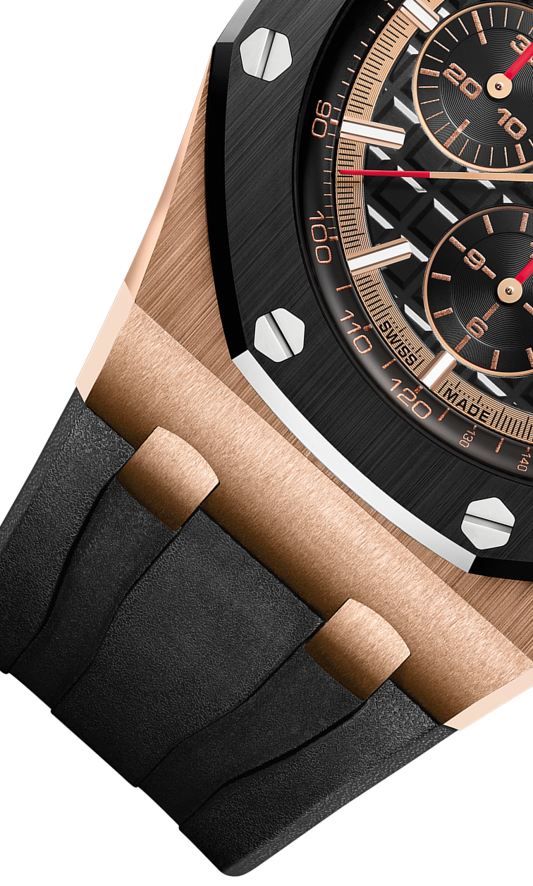 Black 904L steel with black dial - Watch - 44mm