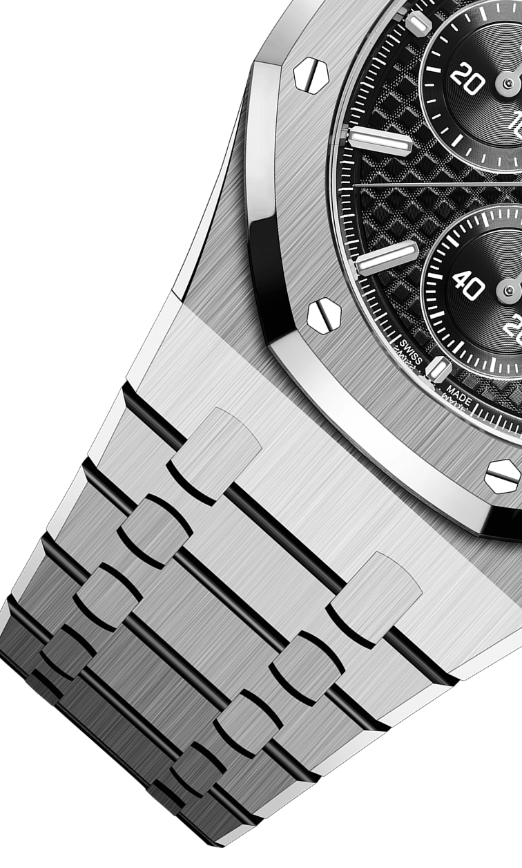 Black Silver - 904L Steel - Quartz- 41mm