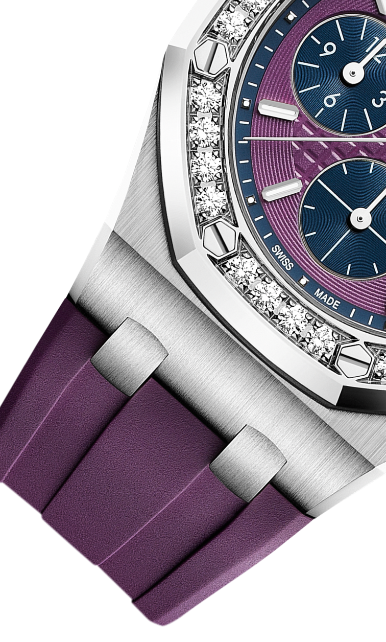 Purple strap - Titanium purple dial - Watch - 37mm