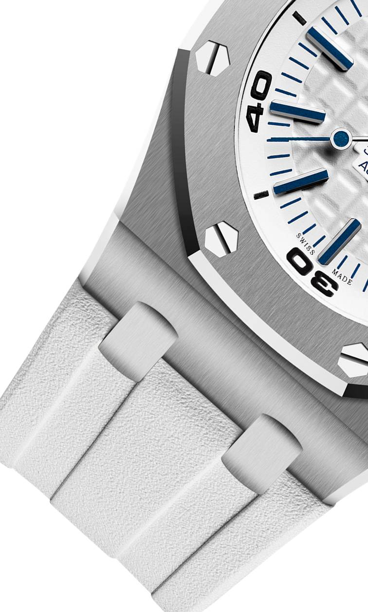 White 904L steel White dial - Watch - 42mm
