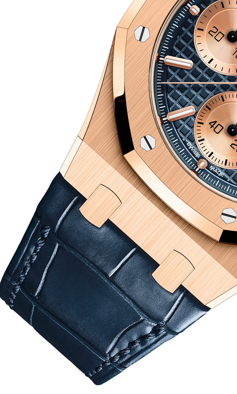 Rose Gold 904L Steel Blue Dial - Automatic Watch - 41mm