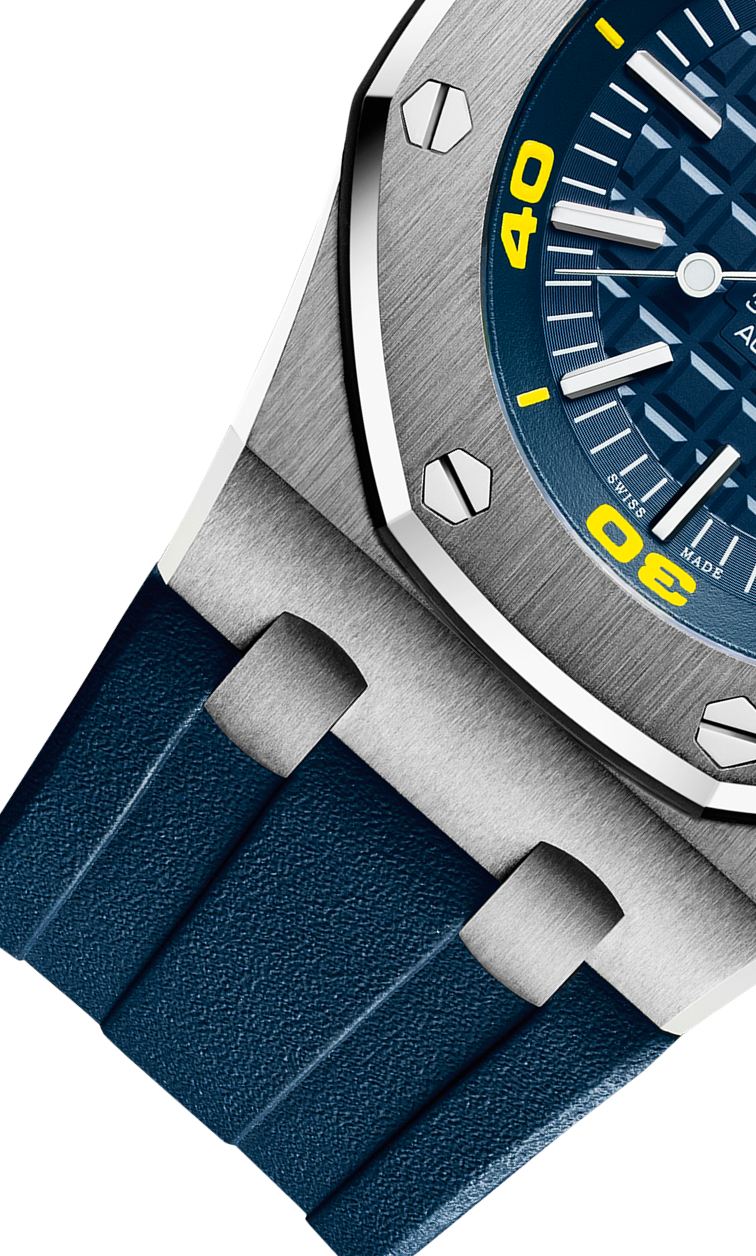 Blue 904L Steel blue dial - Watch - 42mm