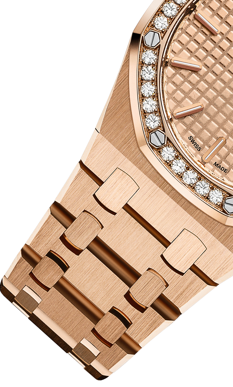 Rose gold 904L steel rose gold dial - Watch - 33 mm