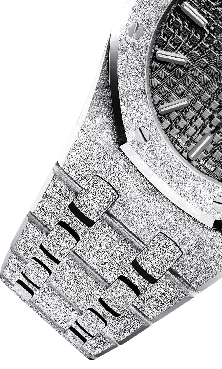 Silver 904L steel with black dial - Watch - 33mm