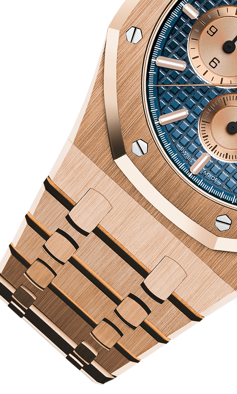 Rose Gold 904L Steel Blue Dial - Automatic - 41mm