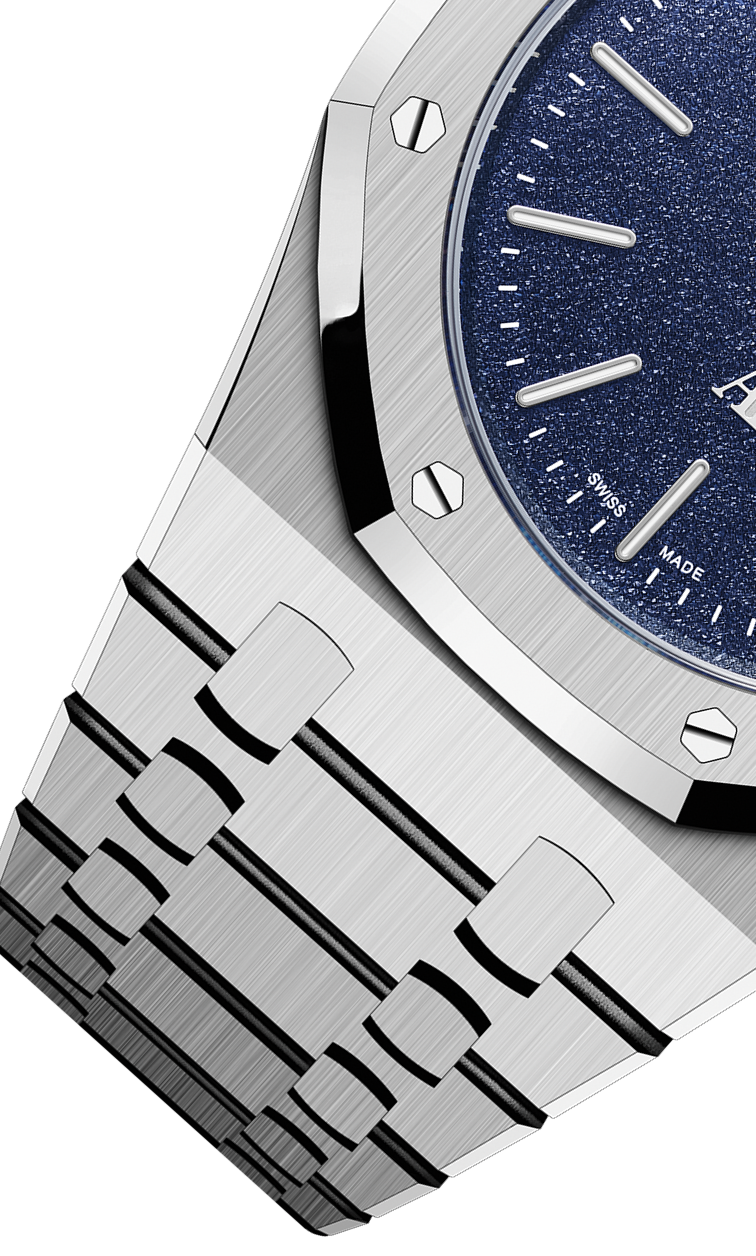 Silver 904L Steel Blue Dial - Automatic - 39mm