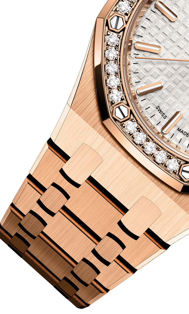 Rose Gold 904L Steel Silver Dial - Watch - 34mm