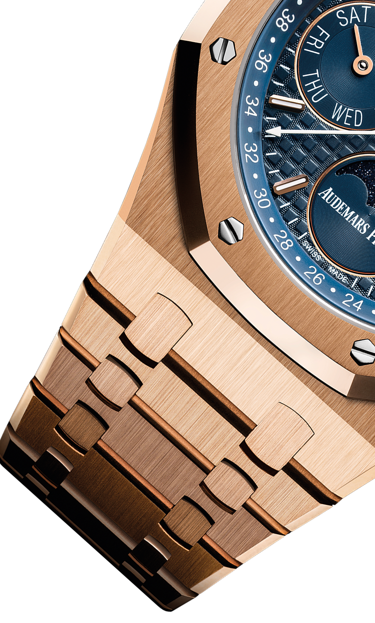 Yellow 904L Steel blue dial - Watch - 41 mm