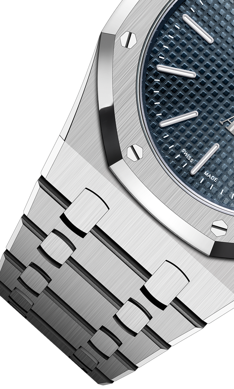 Silver 904L Steel Night Blue - Automatic Watch - 39mm