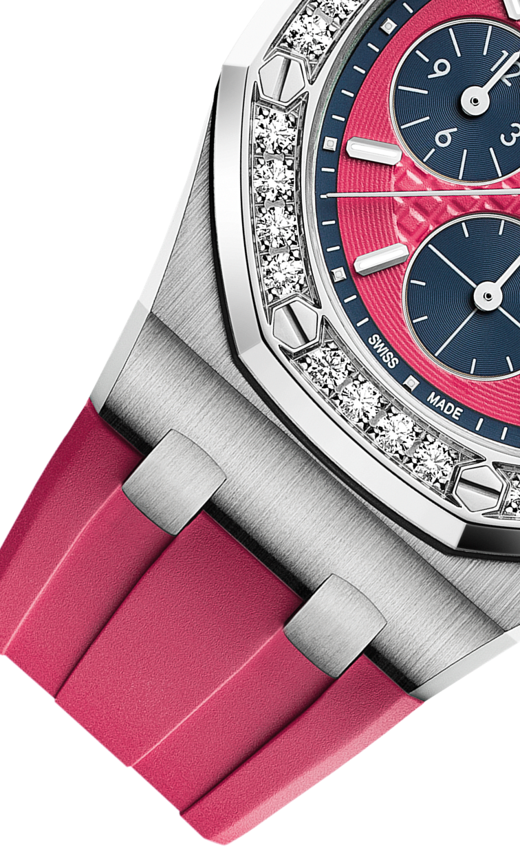 Pink strap - Titanium pink dial - Watch - 37mm