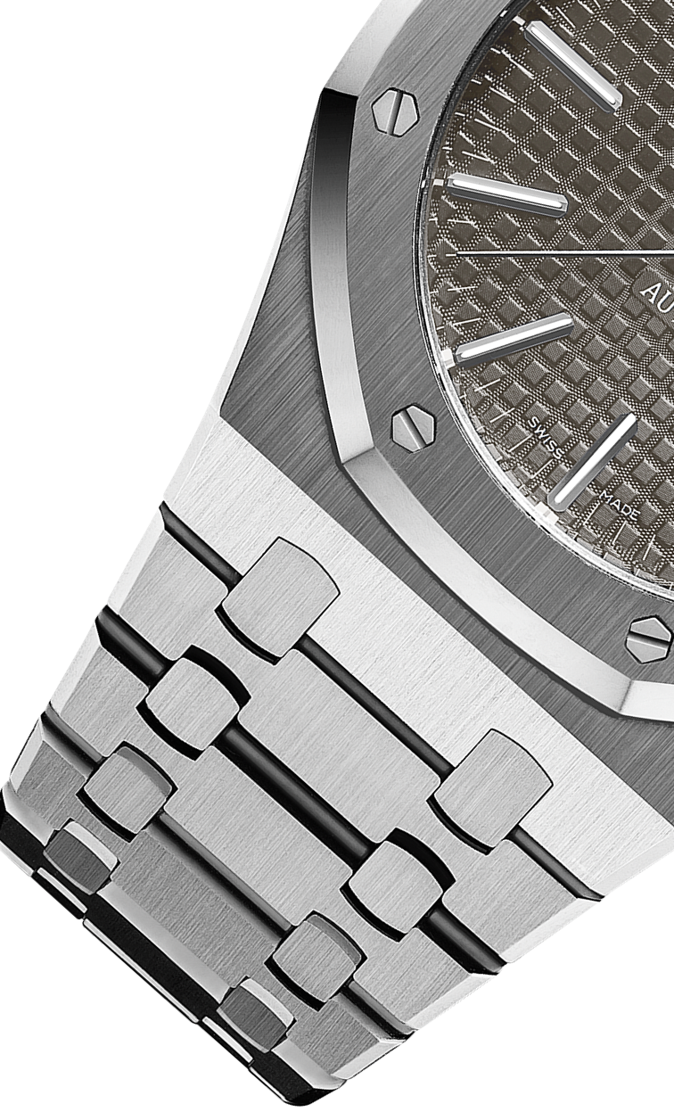 Silver 904L Steel Gray Ruthenium Dial - Automatic - 41mm