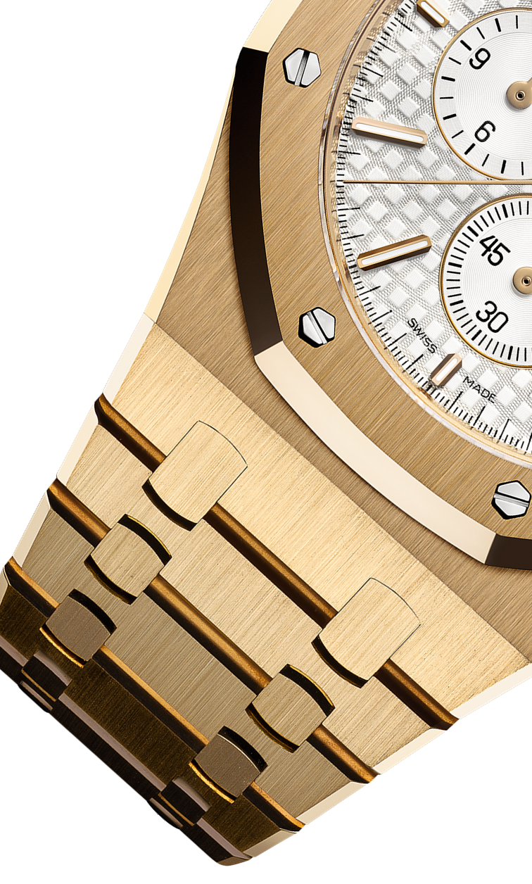 Yellow 904L steel silvery white dial - Watch - 41 mm