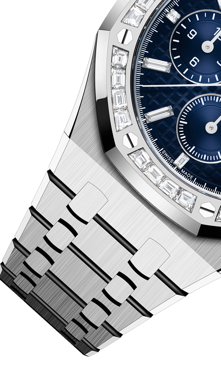 Silver 904L Steel Blue Dial - Watch - 38mm
