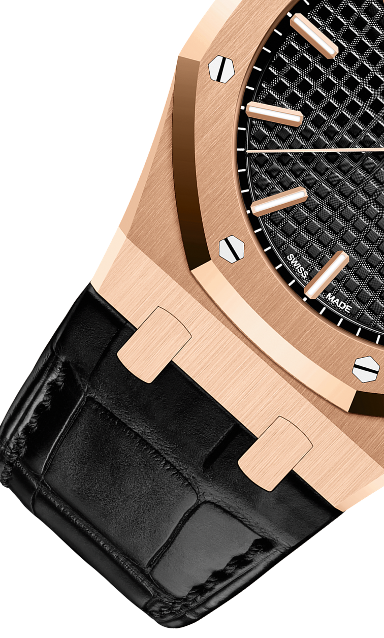 Stainless Steel Black Dial 41mm