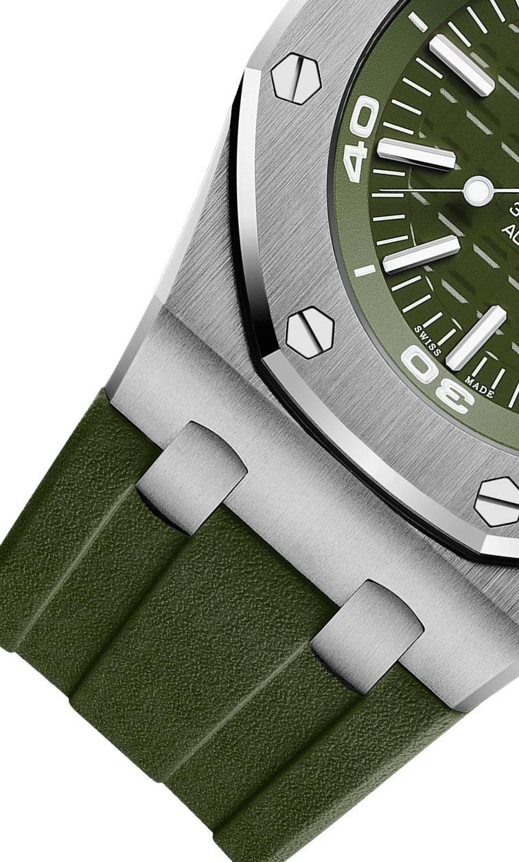 Army Green 904L Steel Army Green Dial - Watch - 42mm