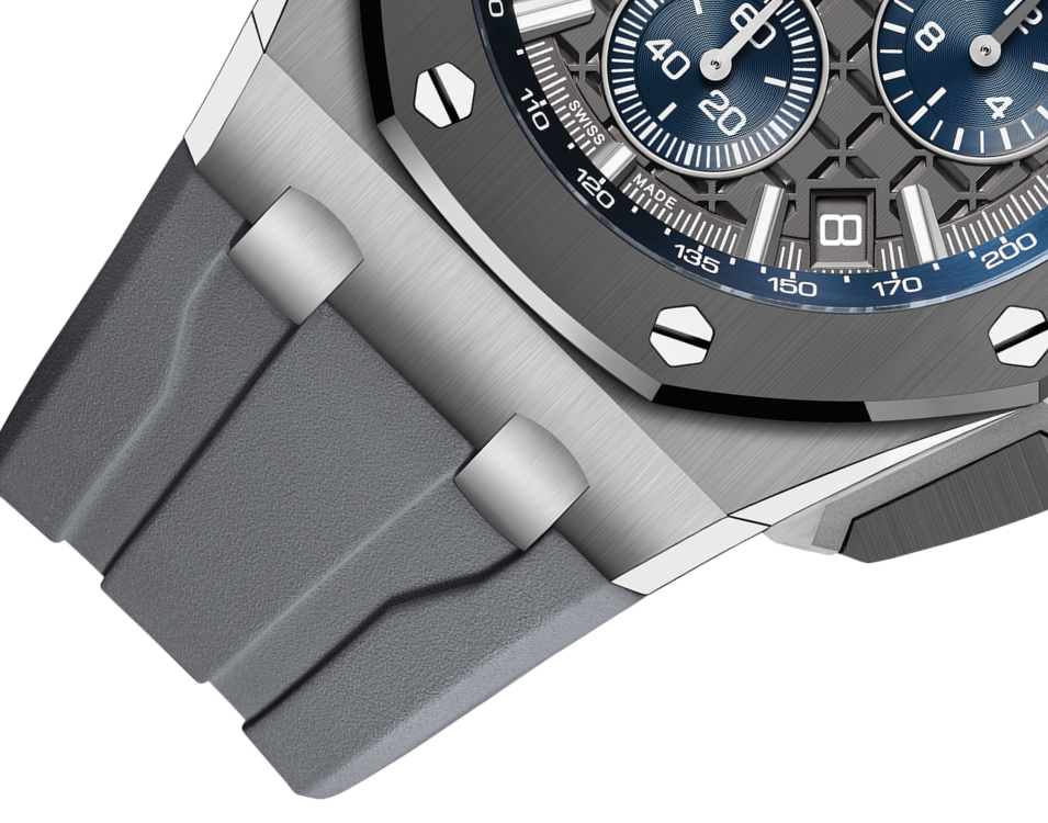 Grey strap - Titanium grey dial - Watch - 43mm