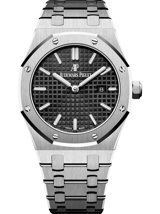 Silver 904L Steel Black Dial - Watch - 33mm