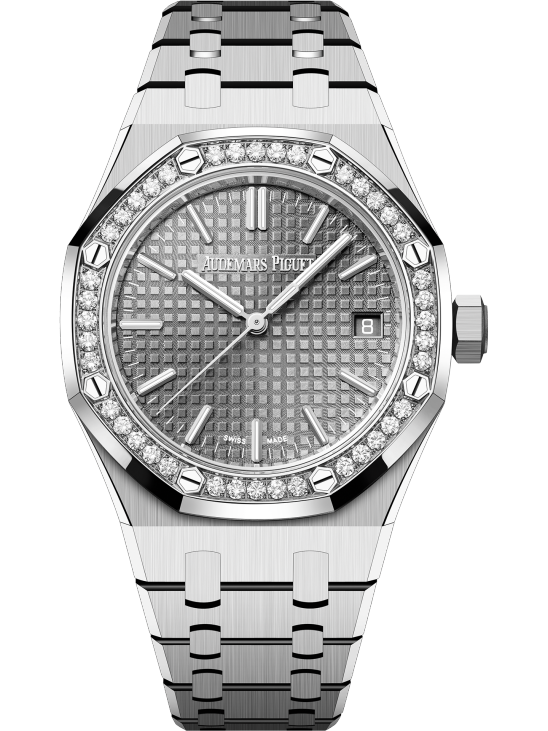 Silver 904L Steel Gray Dial - Watch - 37mm