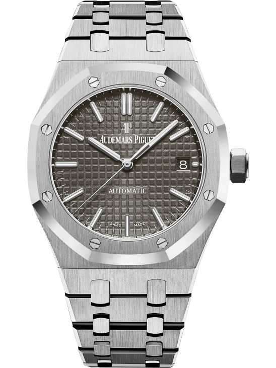 Silver Gold 904L Steel Gray Ruthenium Dial - Watch - 37mm