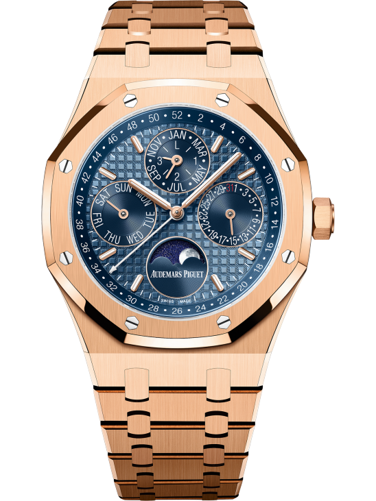 Rose Gold 904L Steel Blue Dial - Watch - 41mm