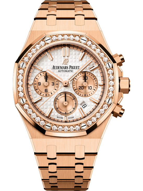 Rose Gold 904L Steel Silver Dial - Watch - 38mm