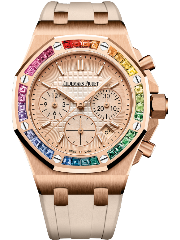 Beige strap - Titanium Smoked Rose Gold Dial - Watch - 37mm