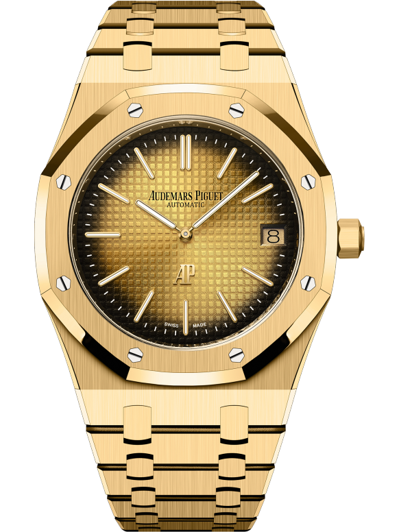 Yellow 904L Steel Smoked Gold Dial - Watch - 39mm