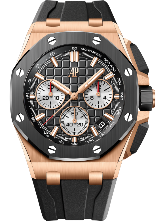 Black 904L steel with black dial - Watch - 43mm