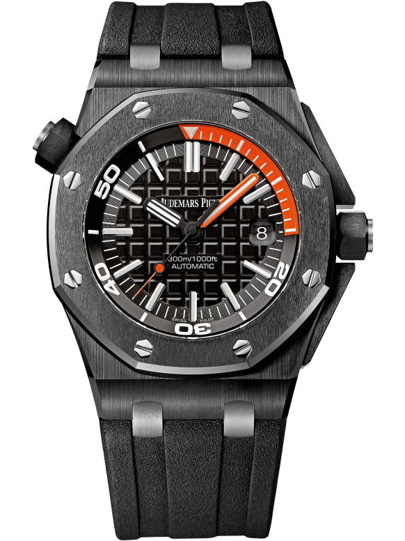 Black strap - Titanium black dial - Watch - 42mm