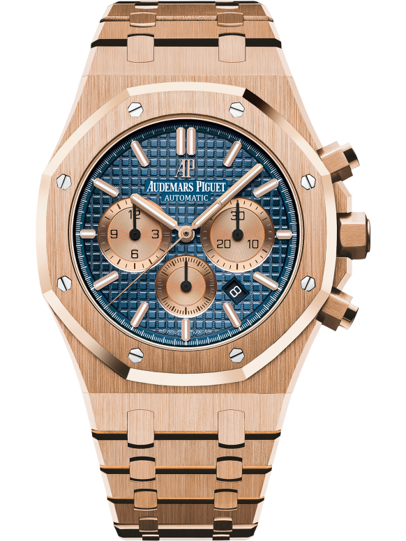 Rose Gold 904L Steel Blue Dial - Automatic - 41mm