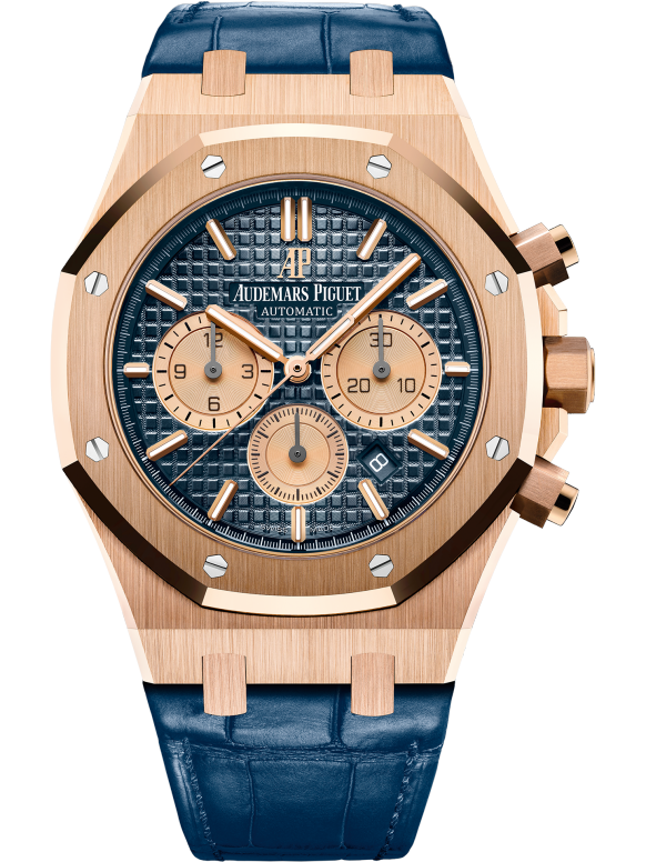Rose Gold 904L Steel Blue Dial - Automatic - 41mm