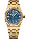 Yellow 904L steel dark blue dial - Watch - 33mm