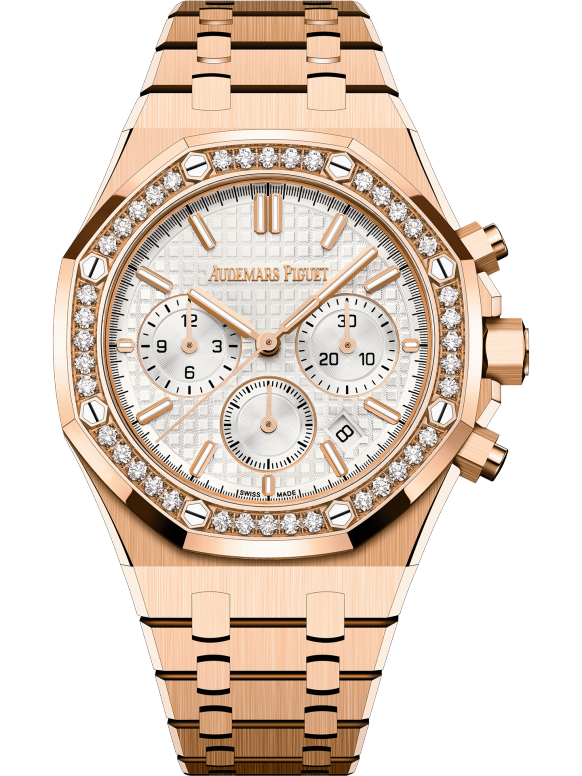 Rose Gold 904L Steel Silver Dial - Watch - 38mm