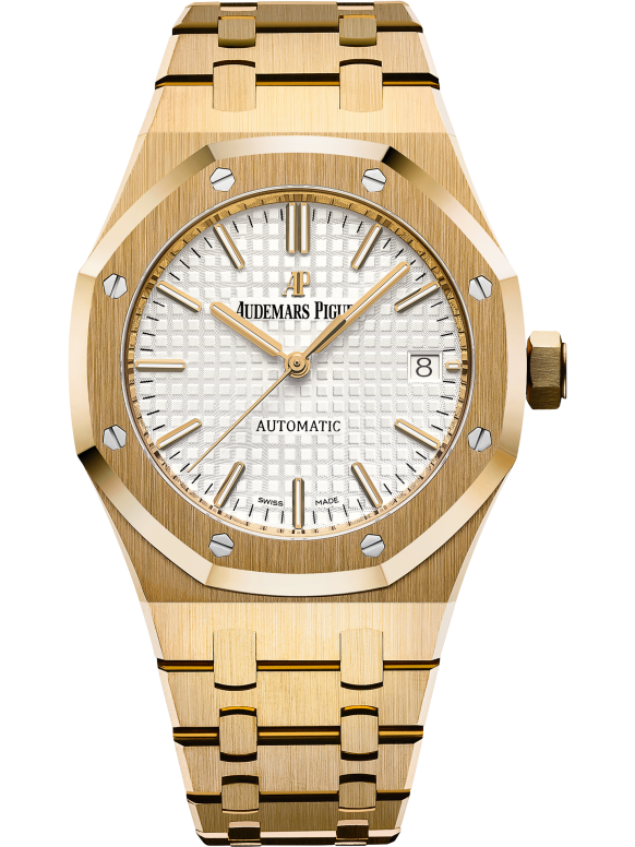 Yellow 904L steel silvery-white dial - Watch - 37 mm