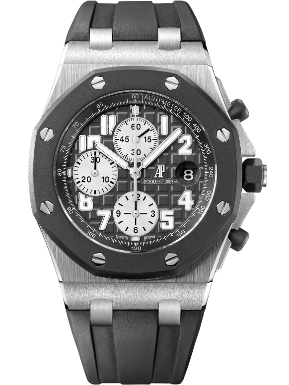 Black strap - Titanium black dial - Watch - 42mm