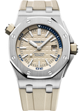 Beige strap - Titanium beige dial - Watch - 42 mm