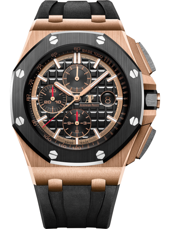 Black 904L steel with black dial - Watch - 44mm
