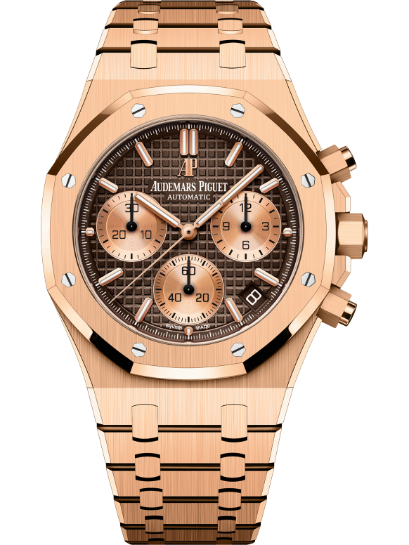 Rose Gold 904L Steel Brown Dial - Automatic - 41mm