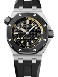 Black 904L steel with black dial - Watch - 42mm