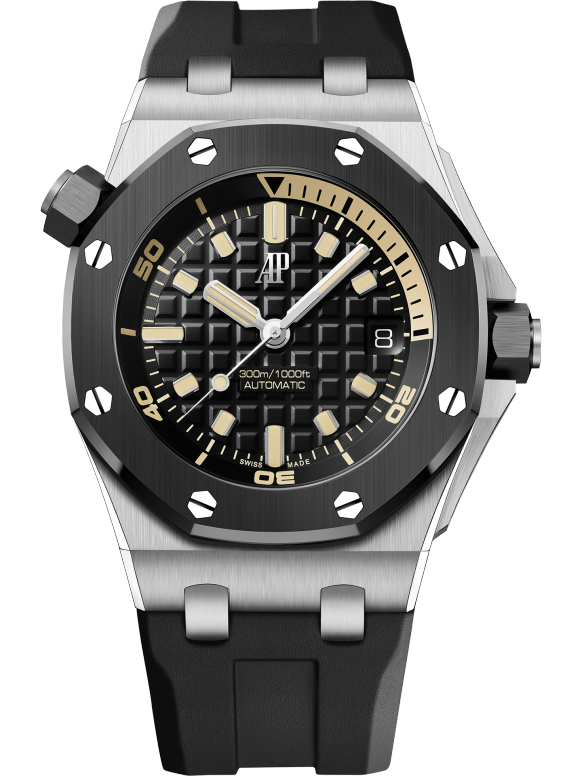 Black 904L steel with black dial - Watch - 42mm