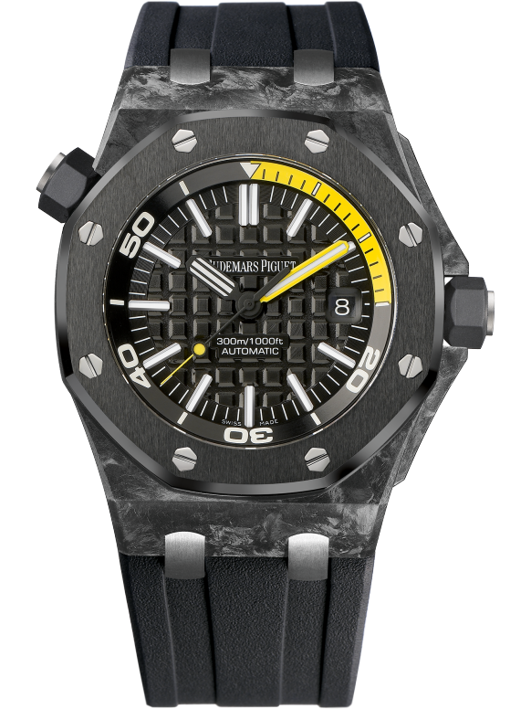 Black strap - Titanium black dial - Watch - 42mm