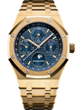 Yellow 904L steel dark blue dial - Watch - 41 mm