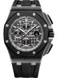 Black strap - Titanium dark grey dial - Watch - 44mm