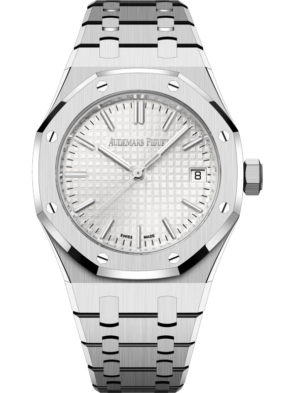 Silver 904L Steel Silver Dial - Watch - 37mm